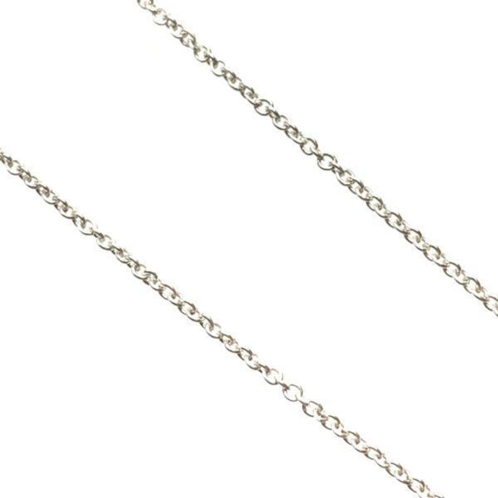 Tiffany Interlocking Double Ring Necklace Silver - image 5